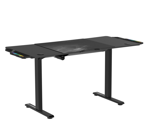 Ultradesk LEVEL V2 LED RGB (Czarne) (elektryczna regulacja) UDESK-LVALED-BB - 1133304 - zdjęcie 5